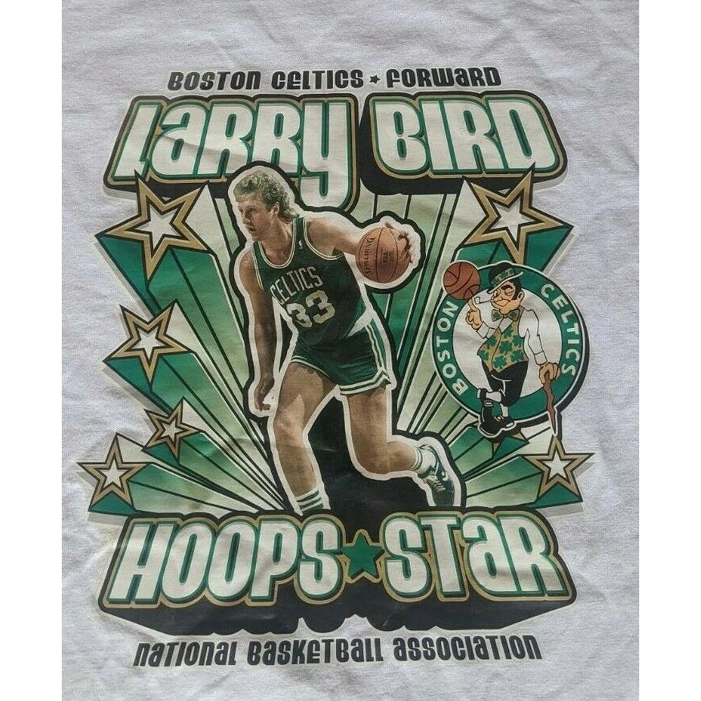 Boston Celtics Larry Bird T-Shirt Hardwood Classic  Mens  M